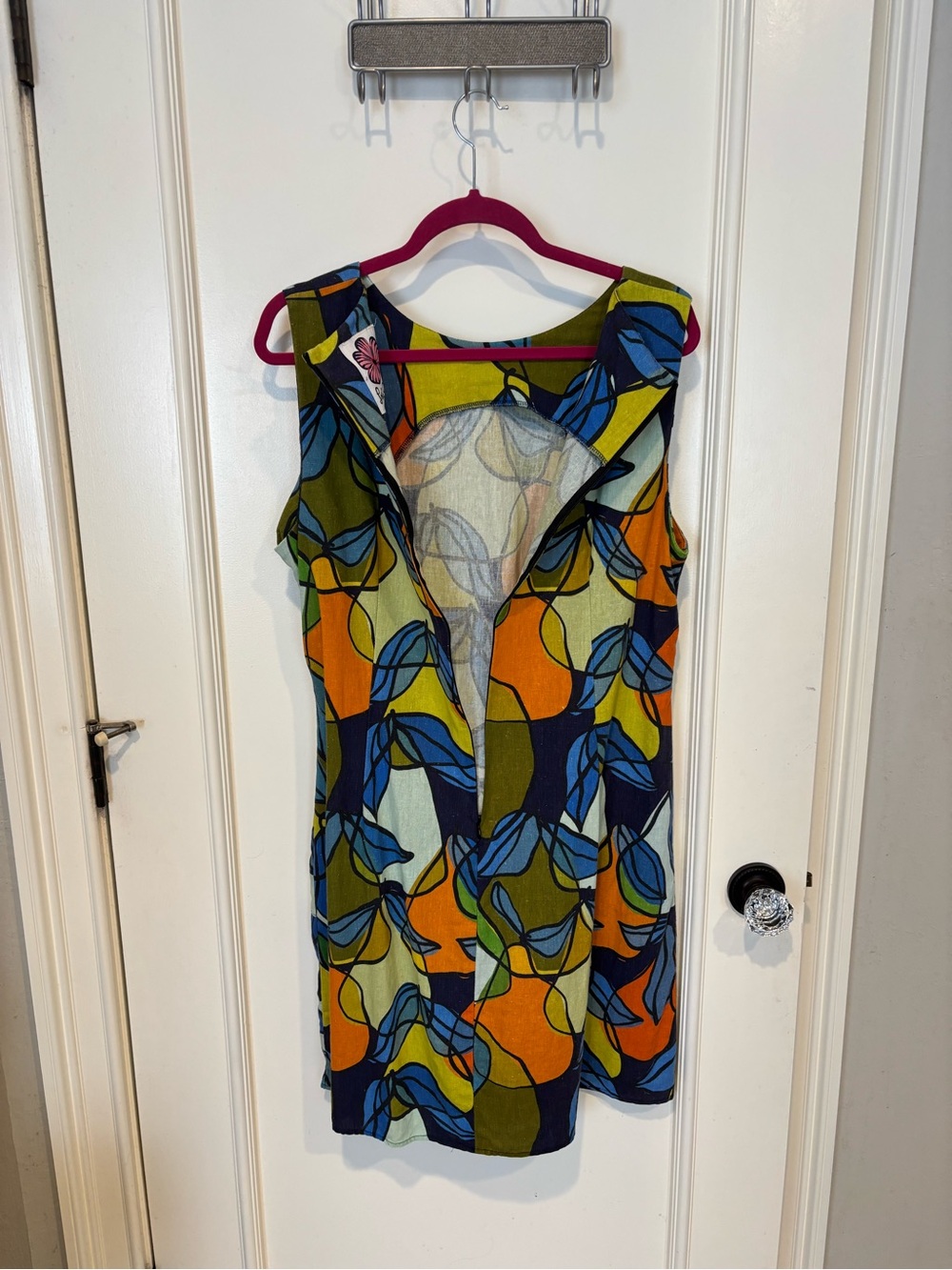 Lesley Evers “Molly” Dress in Pears Print (1X) - Picture 4 of 6